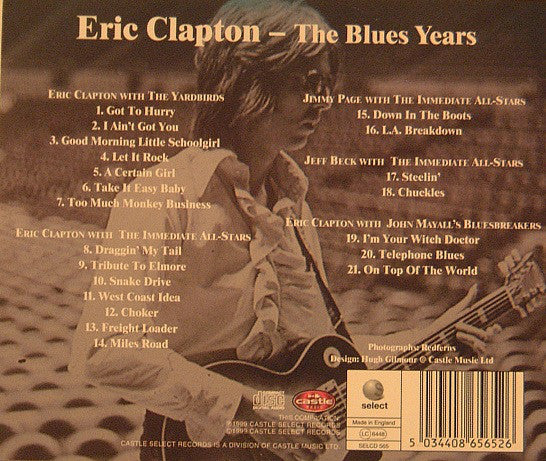 Eric Clapton - The Blues Years (CD, Comp) (Near Mint (NM or M-)) - Image 2