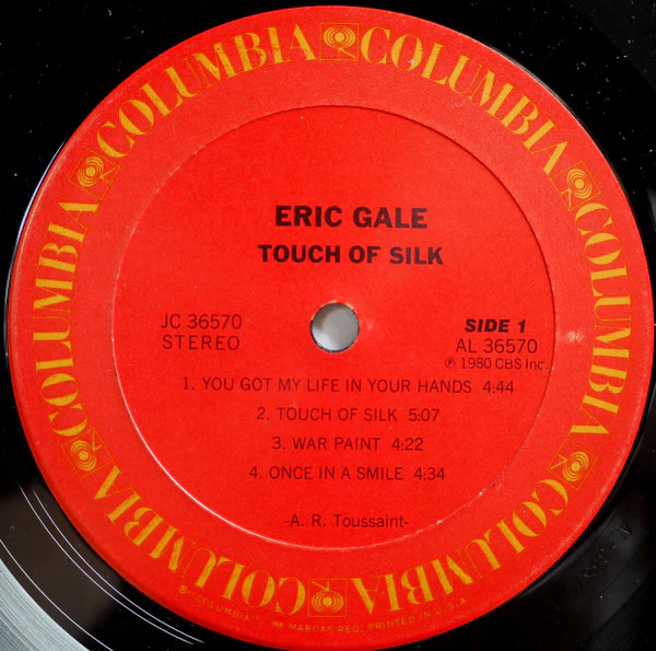 Eric Gale - Touch Of Silk (LP, Album) (Very Good Plus (VG+)) - Image 3