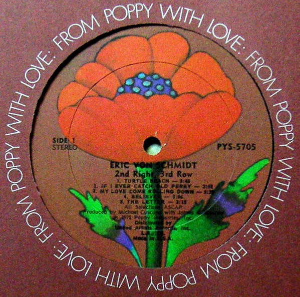 Eric Von Schmidt - 2nd Right 3rd Row (LP, Album, All) (Good Plus (G+)) - Image 5