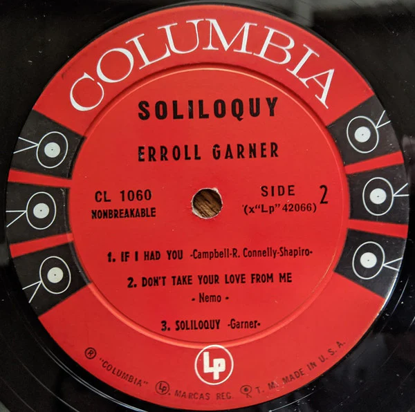 Erroll Garner - Soliloquy (LP, Album, Mono) (Very Good Plus (VG+)) - Image 4