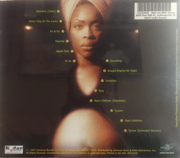 Erykah Badu - Live (CD, Album, Club, BMG) (Very Good Plus (VG+)) - Image 4