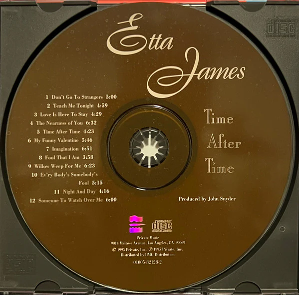 Etta James - Time After Time (CD, Album) (Near Mint (NM or M-)) - Image 3