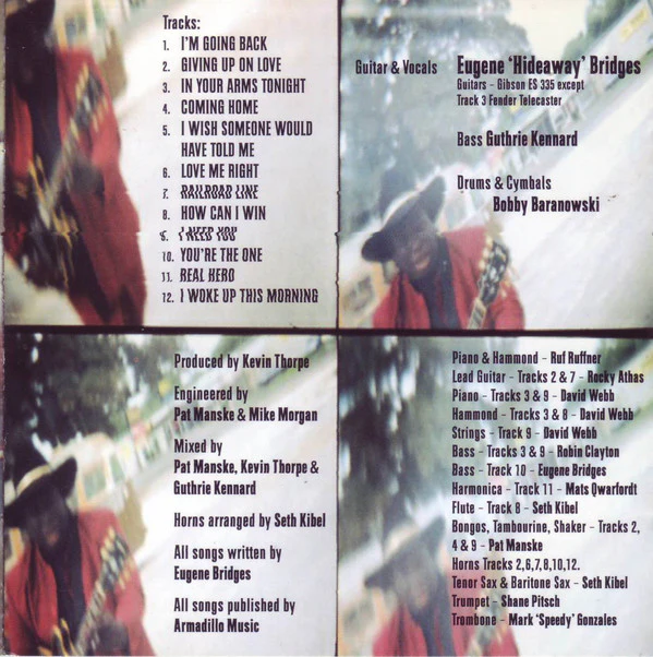 Eugene 'Hideaway' Bridges* - Coming Home (CD, Album) (Near Mint (NM or M-)) - Image 4