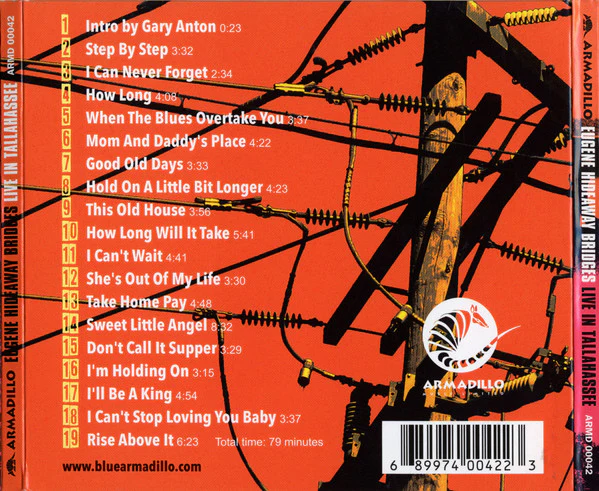 Eugene Hideaway Bridges* - Live In Tallahassee (CD, Album) (Very Good Plus (VG+)) - Image 2