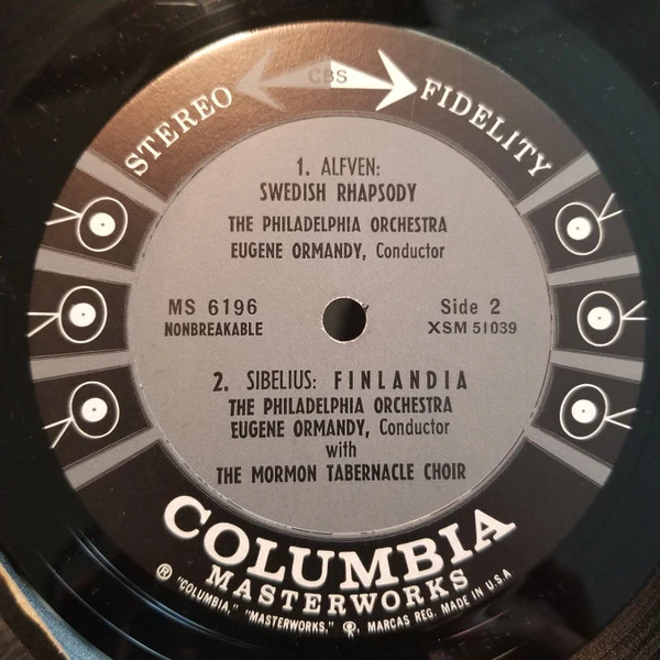 Eugene Ormandy Conducts The Philadelphia Orchestra / Jean Sibelius, Edvard Grieg, Hugo Alfvén - Finlandia (LP, Album) (Near Mint (NM or M-)) - Image 3