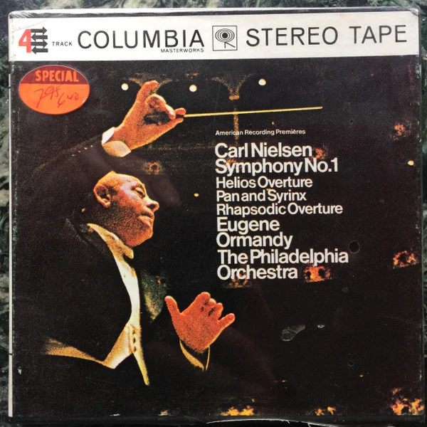 Eugene Ormandy, The Philadelphia Orchestra, Carl Nielsen - Symphony No. 1 in G Minor, Op. 7 (Reel, 4tr Stereo, 7" Reel, Album) (Very Good Plus (VG+))