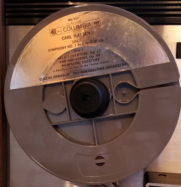 Eugene Ormandy, The Philadelphia Orchestra, Carl Nielsen - Symphony No. 1 in G Minor, Op. 7 (Reel, 4tr Stereo, 7" Reel, Album) (Very Good Plus (VG+)) - Image 5