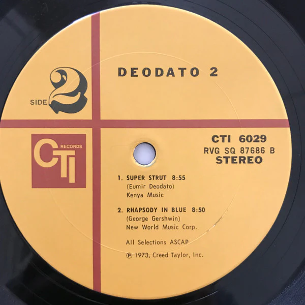 Eumir Deodato - Deodato 2 (LP, Album, San) (Very Good Plus (VG+)) - Image 5