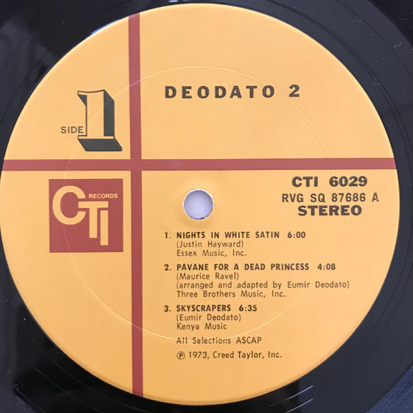 Eumir Deodato - Deodato 2 (LP, Album, San) (Very Good Plus (VG+)) - Image 4