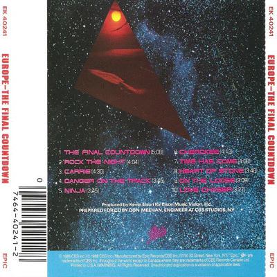 Europe  - The Final Countdown (CD, Album, RE) (Very Good Plus (VG+)) - Image 4
