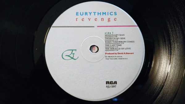 Eurythmics - Revenge (LP, Album, Emb) (Near Mint (NM or M-)) - Image 5