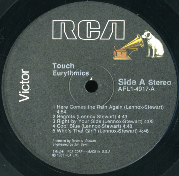 Eurythmics - Touch (LP, Album, Ind) (Near Mint (NM or M-)) - Image 3
