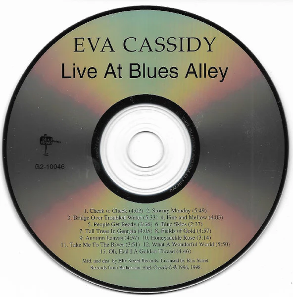 Eva Cassidy - Live At Blues Alley (CD, Album) (Very Good Plus (VG+)) - Image 5