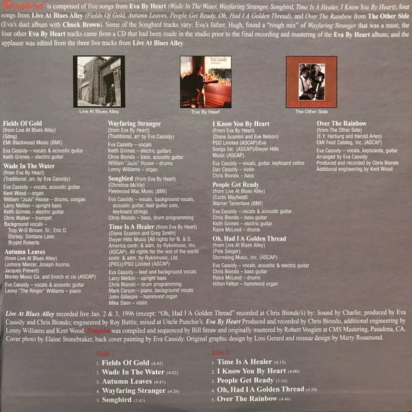 Eva Cassidy - Songbird (LP, Comp, RE, RM, 180) (Mint (M)) - Image 4