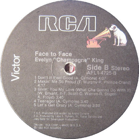 Evelyn King - Face To Face (LP, Album) NEW OLD STOCK - Image 4
