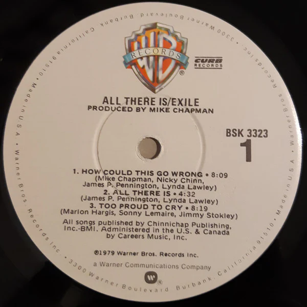 Exile - All There Is (LP, Album, Win) (Very Good (VG)) - Image 3