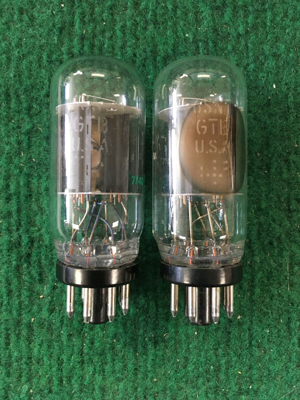 FAA (GE) * 6SN7GTB Tube * Pair * Tested 100/105 75/90 - Image 2