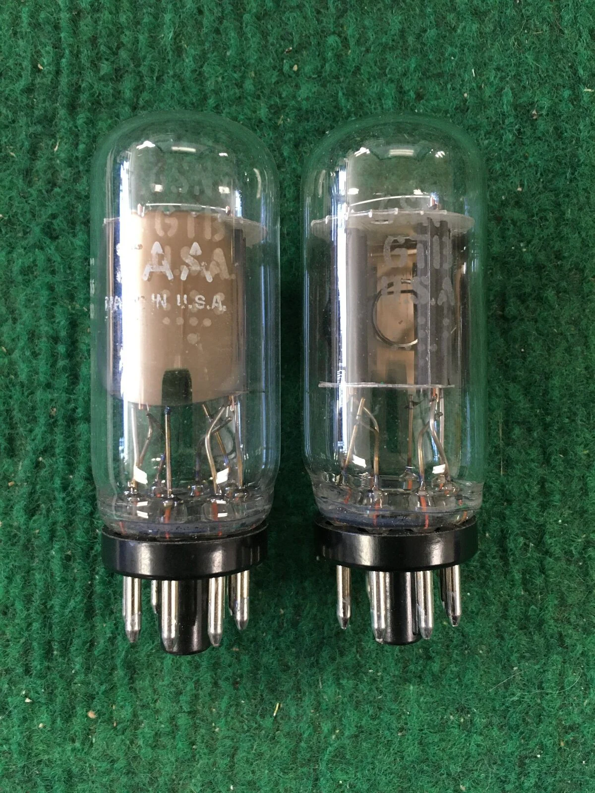 FAA (GE) * 6SN7GTB Tube * Pair * Tested 95/100 99/105 - Image 2