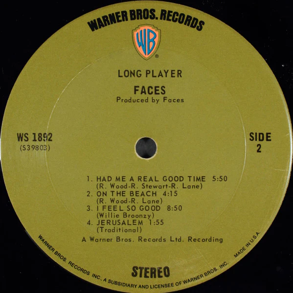Faces - Long Player (LP, Album, Pit) (Very Good Plus (VG+)) - Image 4