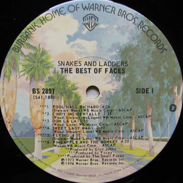 Faces - Snakes And Ladders / The Best Of Faces (LP, Comp) (Very Good (VG)) - Image 3