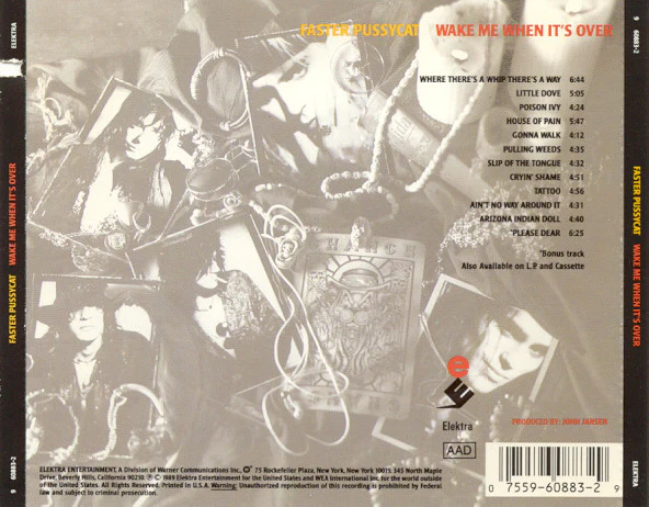 Faster Pussycat - Wake Me When It's Over (CD, Album) (Very Good Plus (VG+)) - Image 2