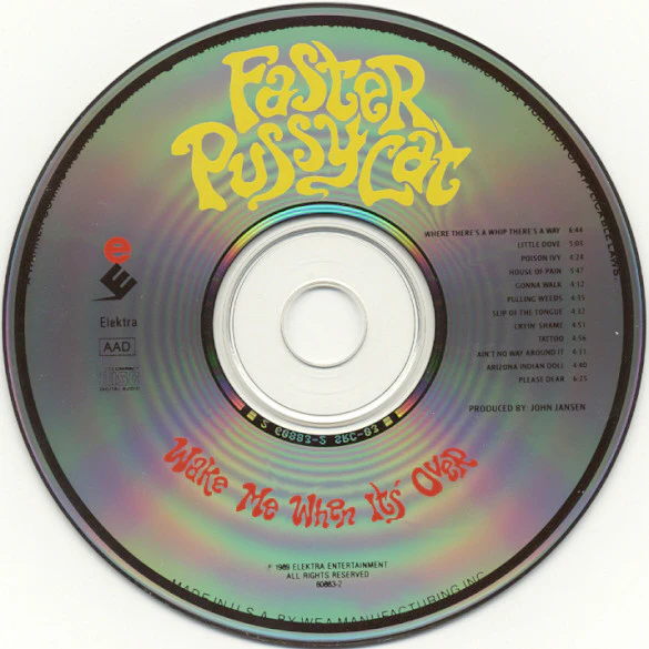 Faster Pussycat - Wake Me When It's Over (CD, Album) (Very Good Plus (VG+)) - Image 3