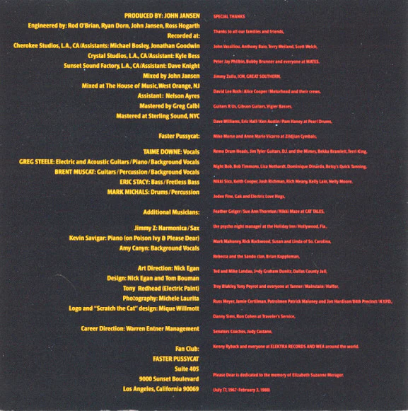 Faster Pussycat - Wake Me When It's Over (CD, Album) (Very Good Plus (VG+)) - Image 4