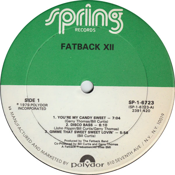 Fatback* - Fatback XII (LP, Album, 53 ) (Very Good Plus (VG+)) - Image 3