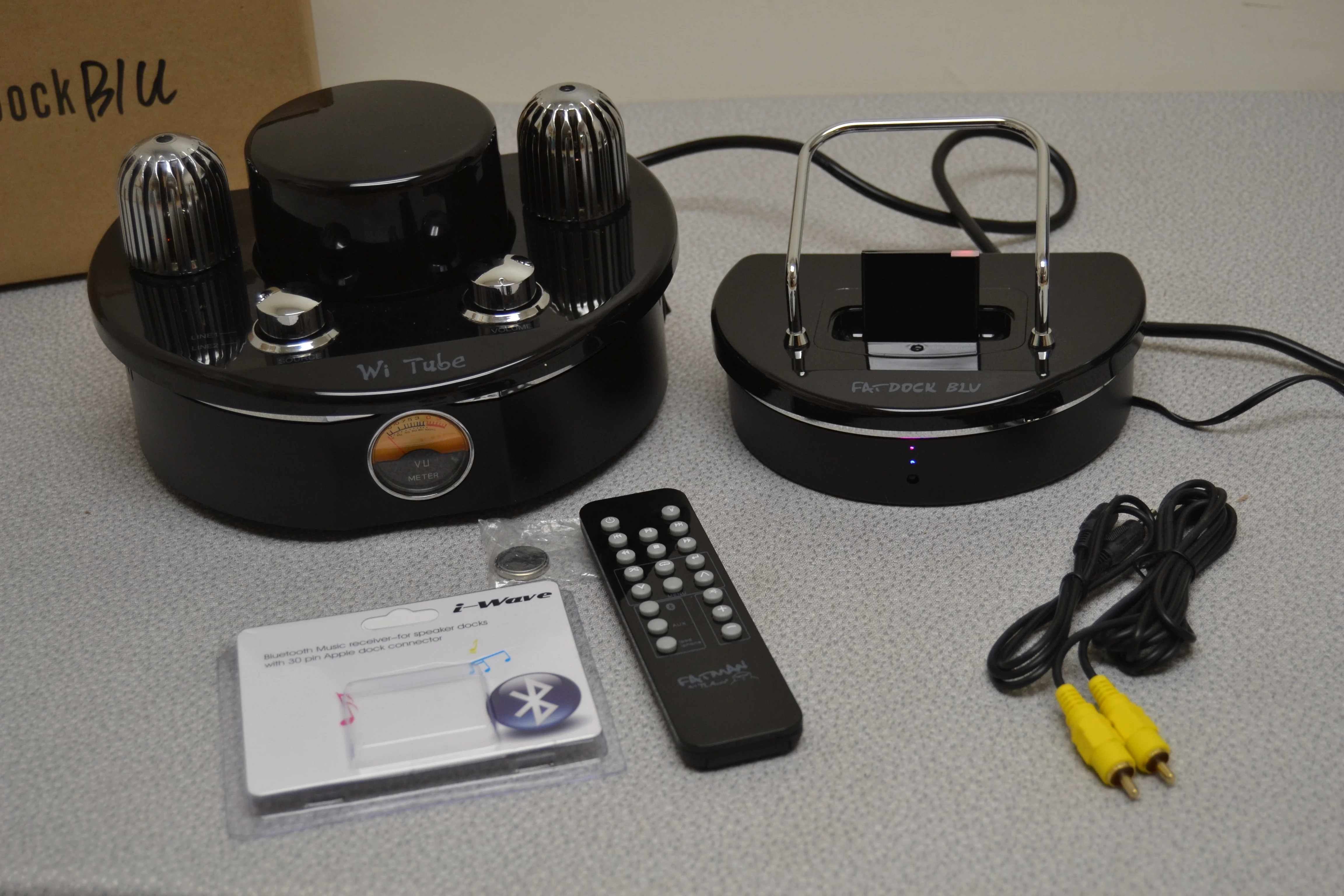 Fatman Wi Tube Amplifier * Ipod Dock * Bluetooth Adapter * Remote