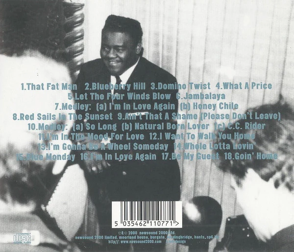 Fats Domino - Blueberry Hill (CD, Comp) (Very Good Plus (VG+)) - Image 2
