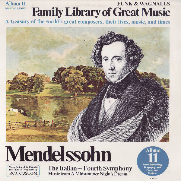 Felix Mendelssohn-Bartholdy - The Italian - Fourth Symphony / Music From A Midsummer Night's Dream (LP, Album) (Very Good Plus (VG+)) - Image 5