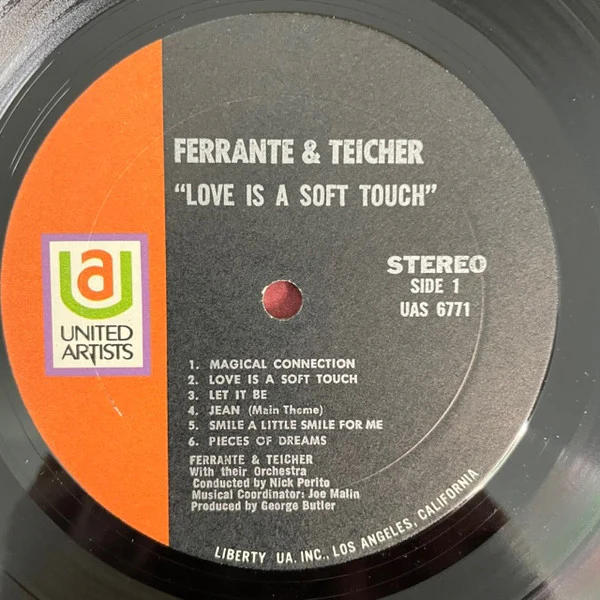 Ferrante & Teicher - Love Is A Soft Touch (LP, Album) (Very Good Plus (VG+)) - Image 3