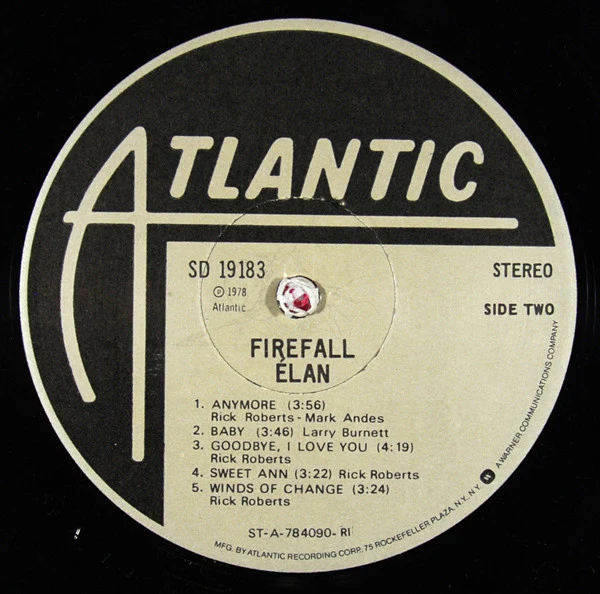 Firefall - Élan (LP, Album, Ric) (Very Good (VG)) - Image 4