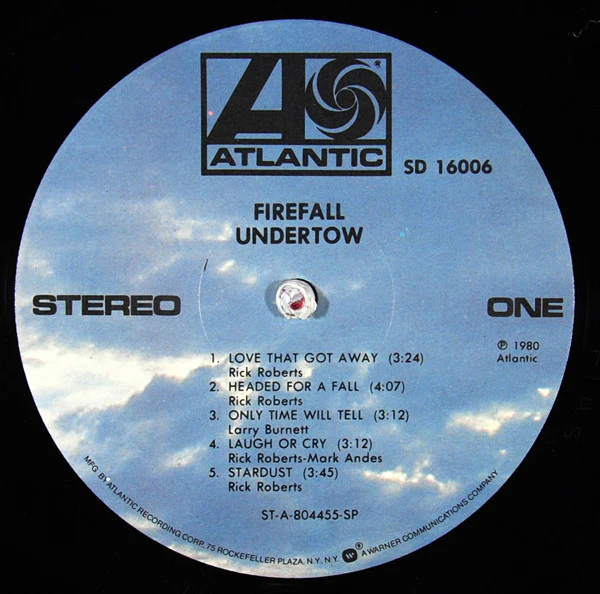 Firefall - Undertow (LP, Album, SP ) (Very Good Plus (VG+)) - Image 3