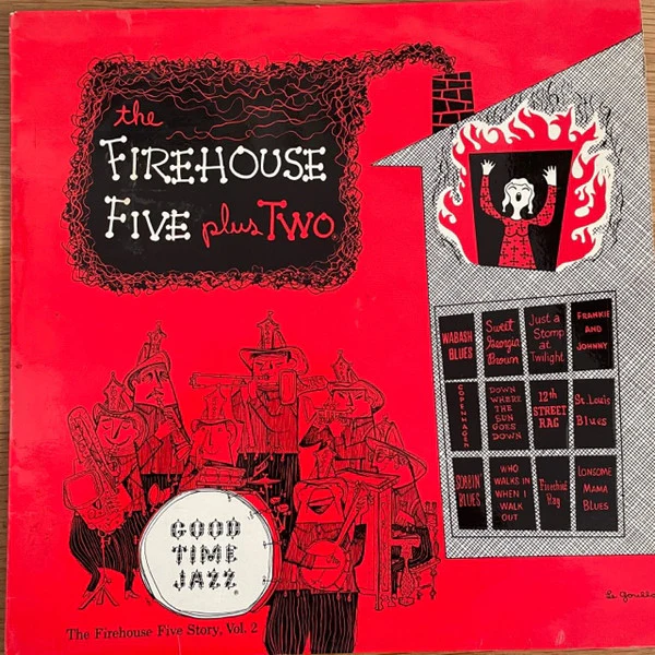 Firehouse Five Plus Two - The Firehouse Five Story, Vol. 2 (LP, Album, Mono) (Very Good (VG))