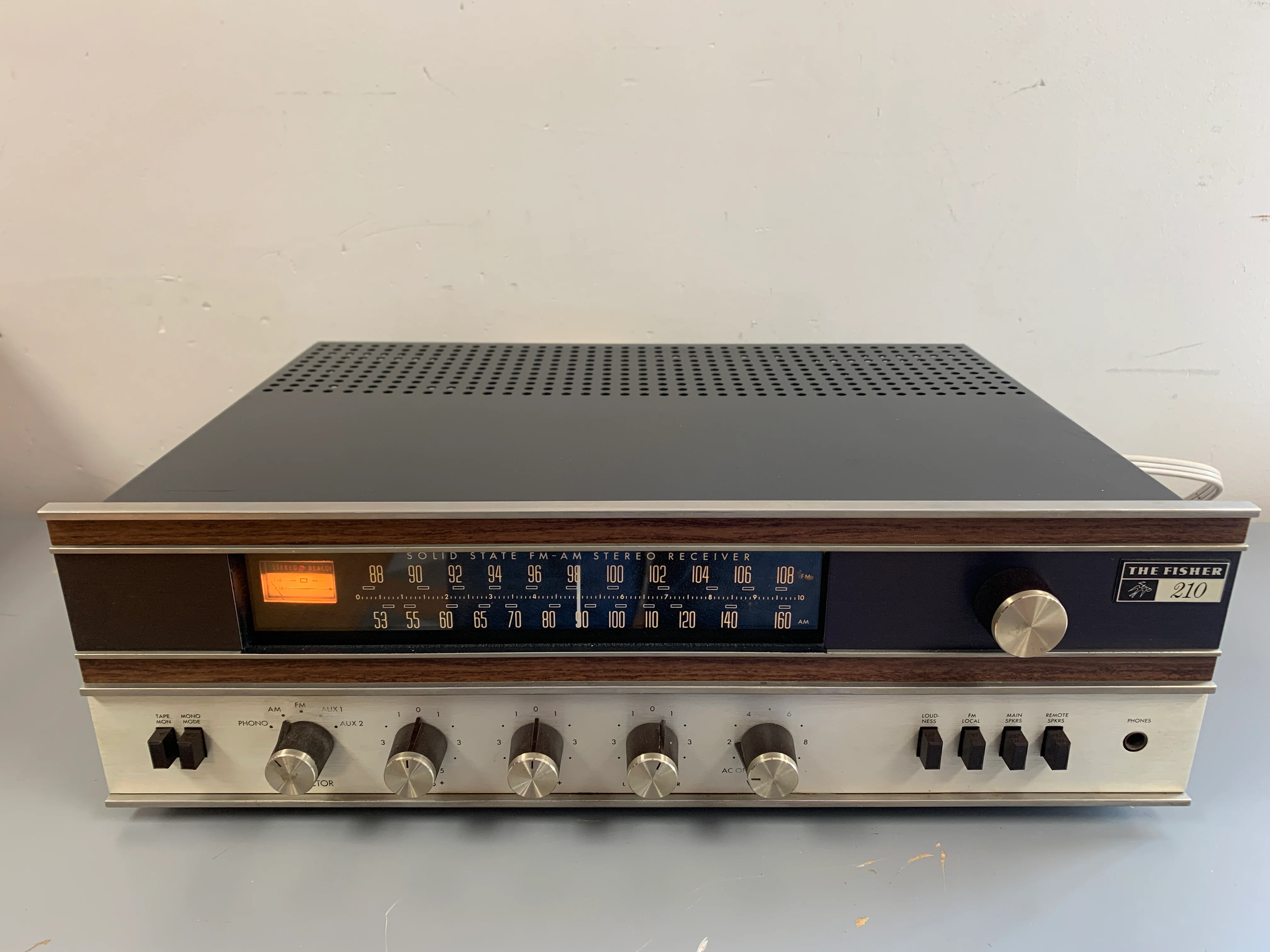 Fisher 210-T Stereo Receiver * 1970 * Fully Serviced