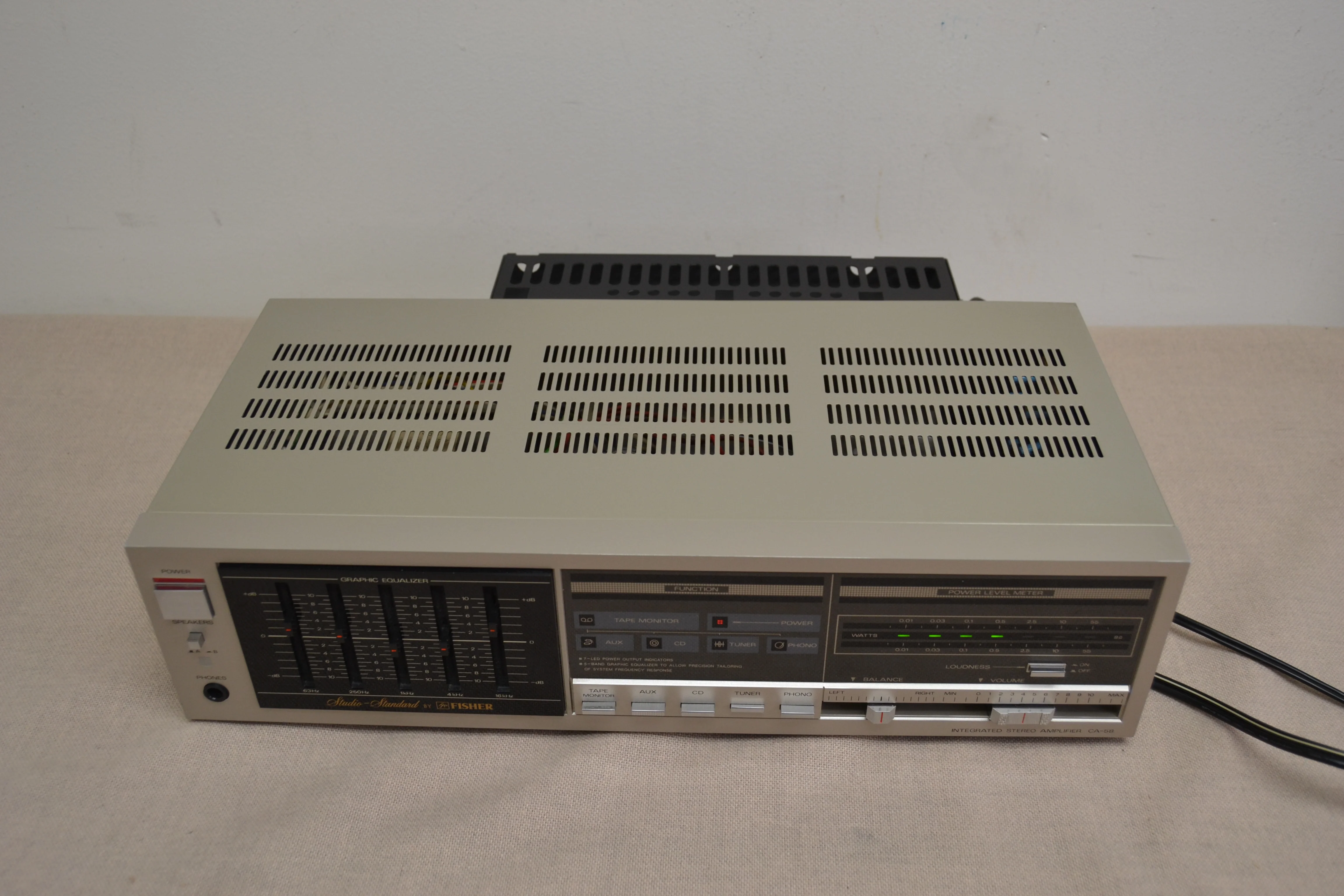 Fisher CA-58 Stereo Integrated Amplifier * 50W RMS * 1985 - Image 5