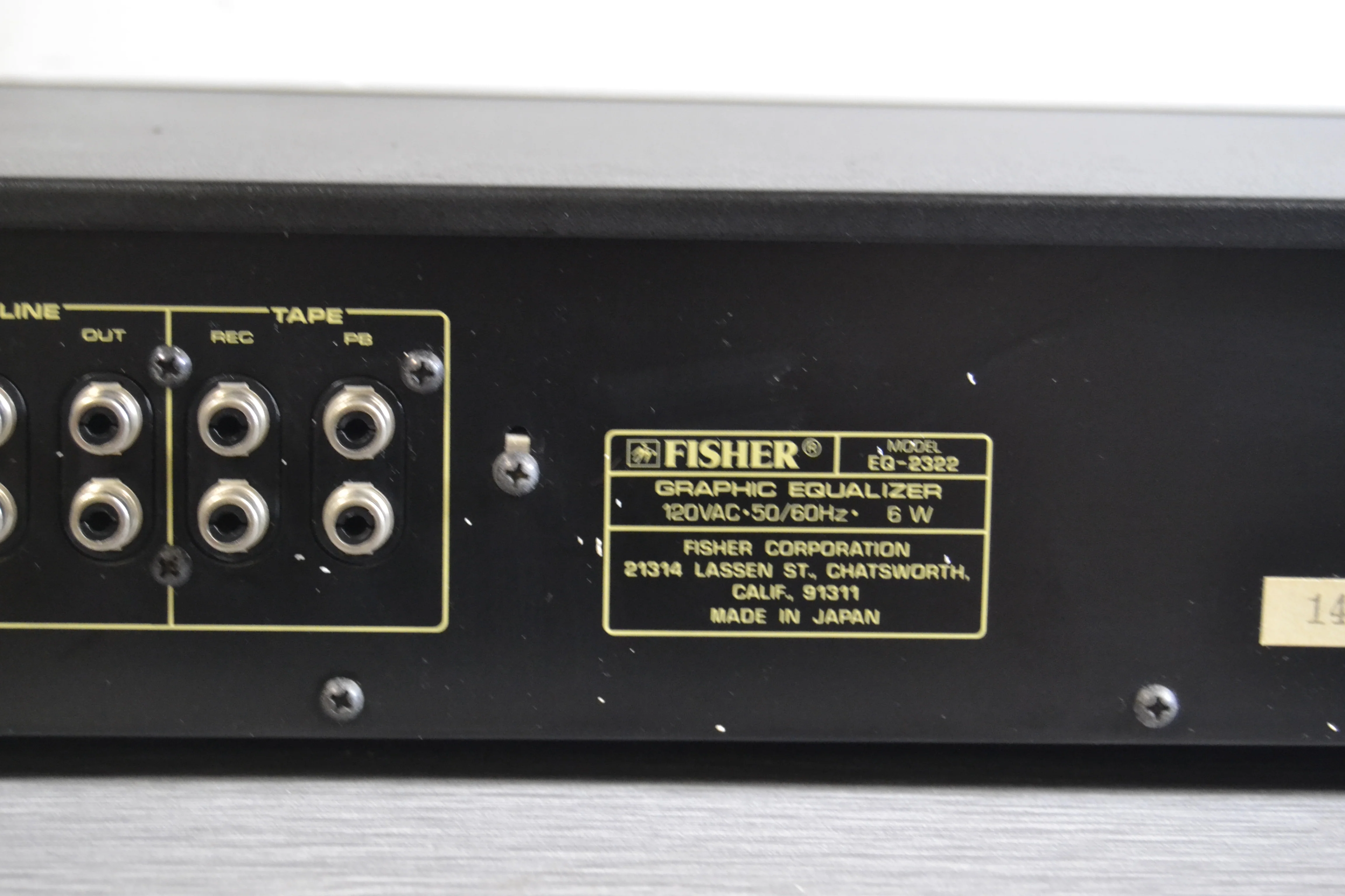 Fisher EQ-2322 Graphic Equalizer - Image 11