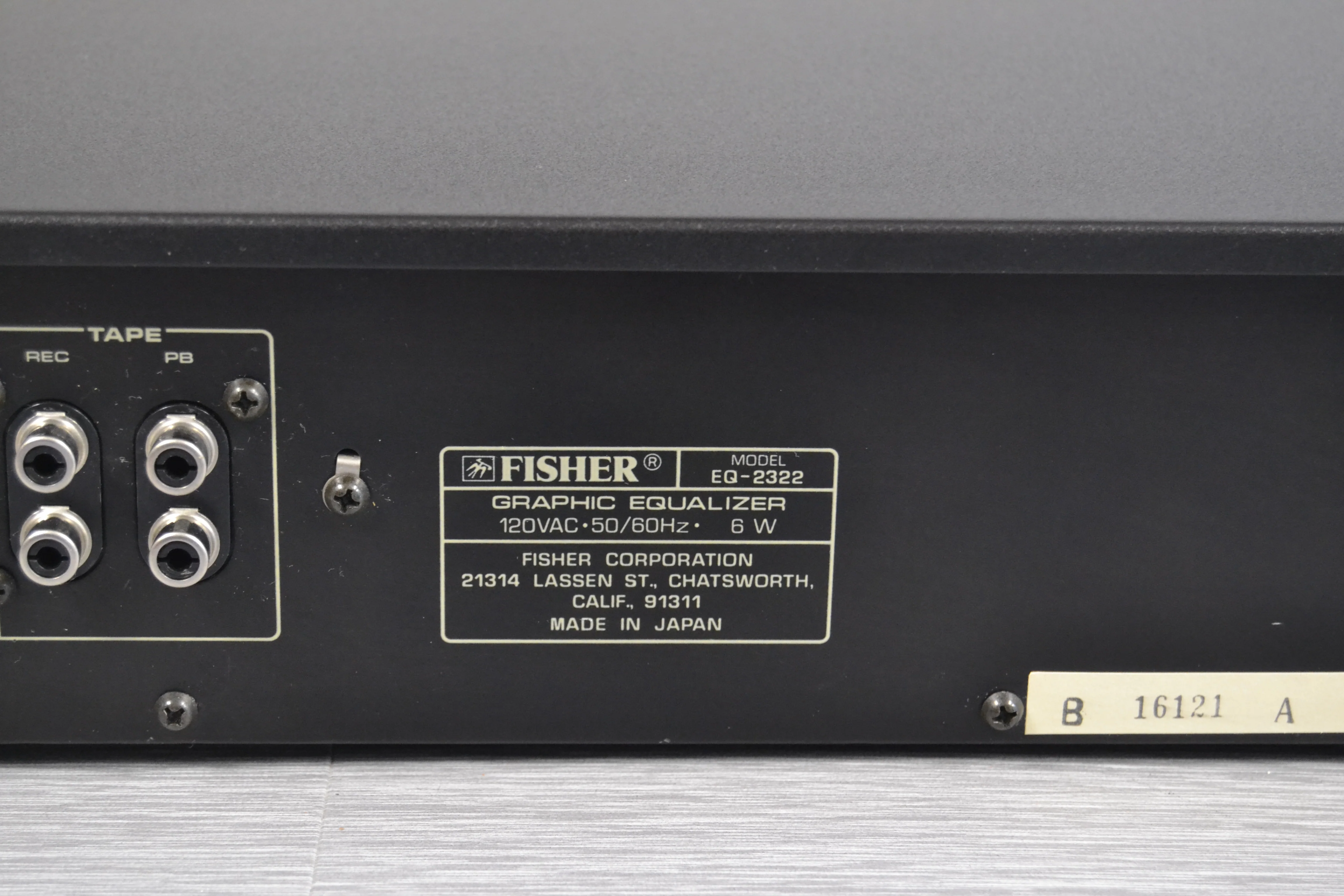 Fisher EQ-2322 Graphic Equalizer * 1979 * - Image 10