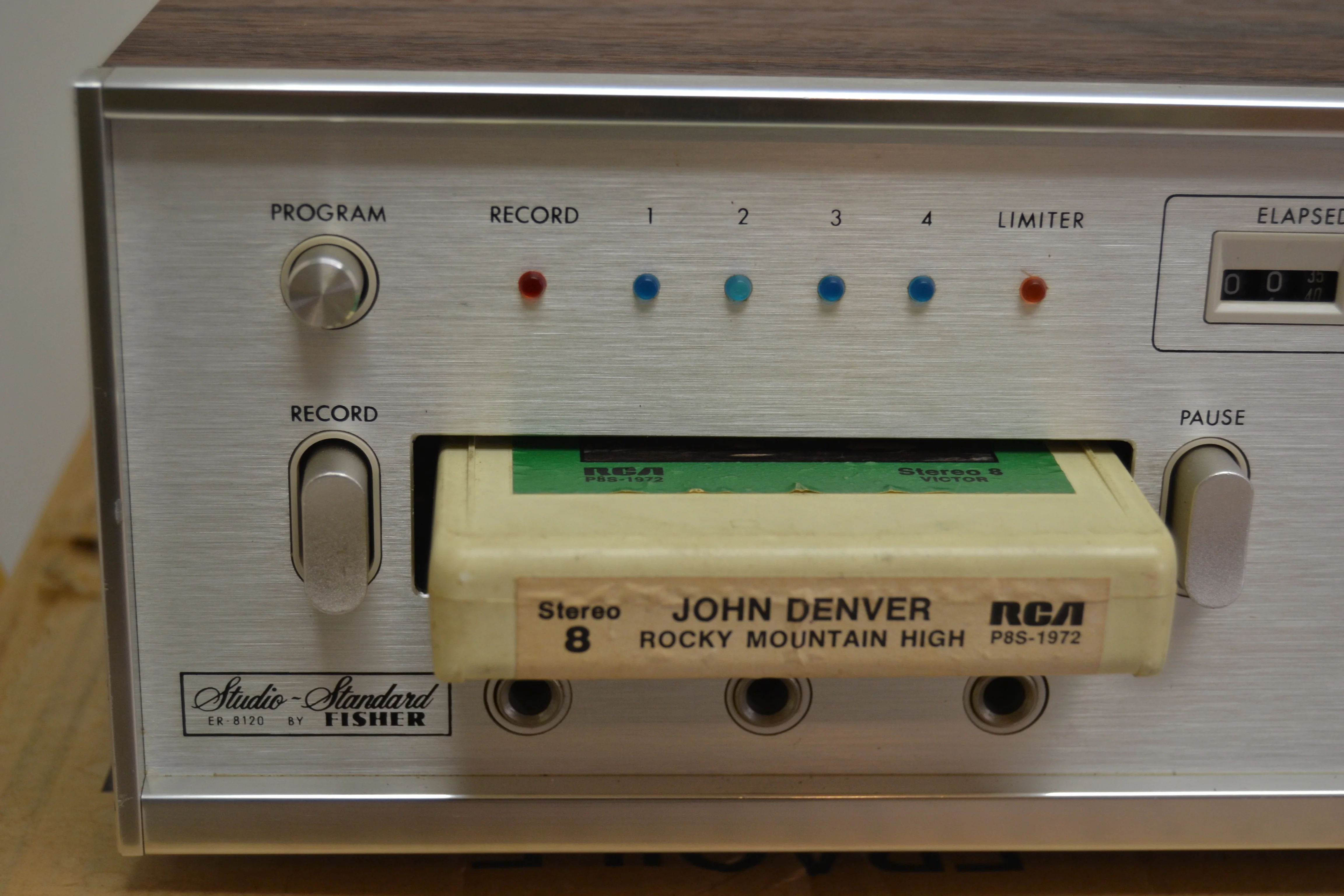 Fisher ER-8120 - 8Track Player / Recorder - Manual - Box - Image 4