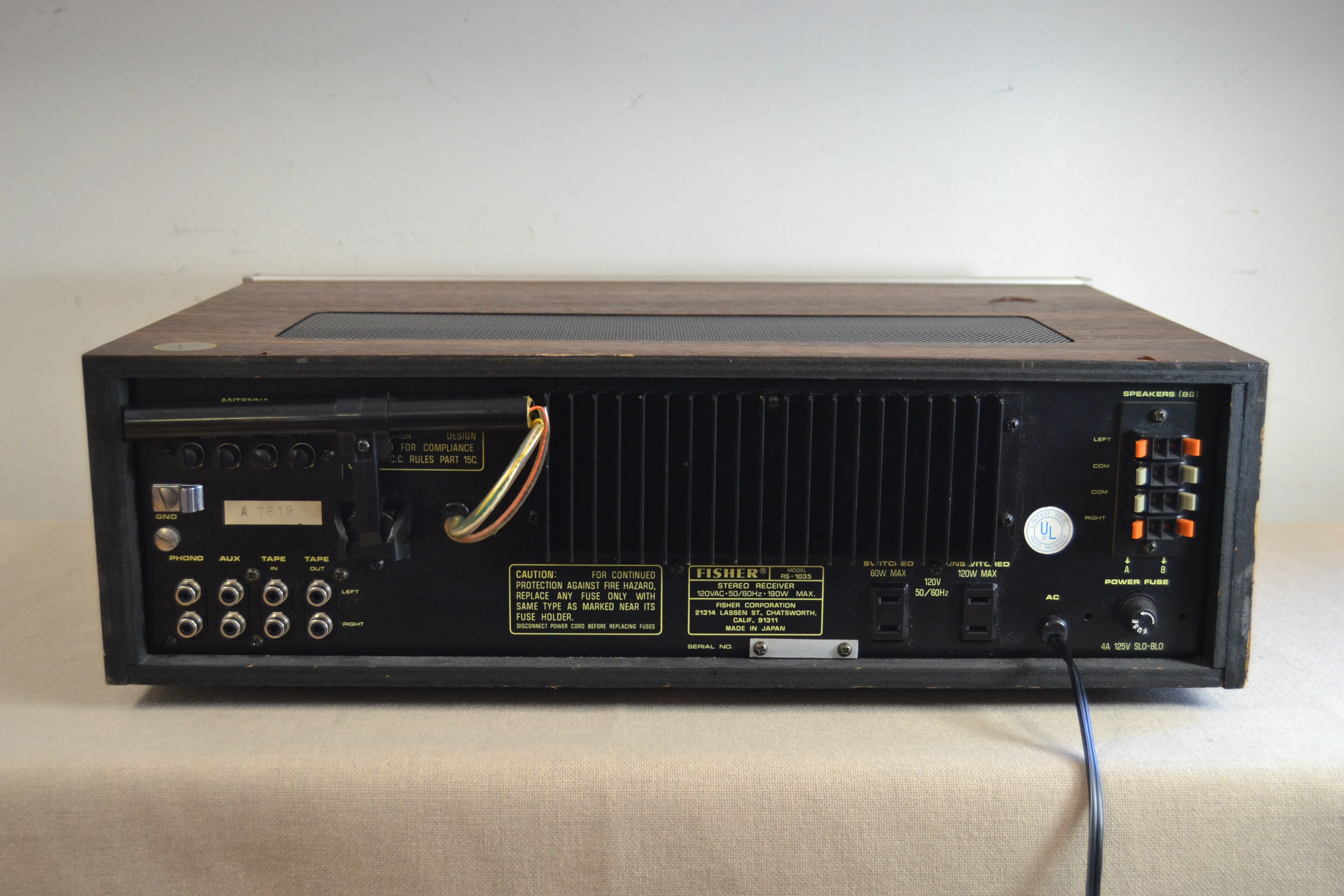Fisher RS-1035 Stereo Receiver * 35W RMS * 1977 - Image 9