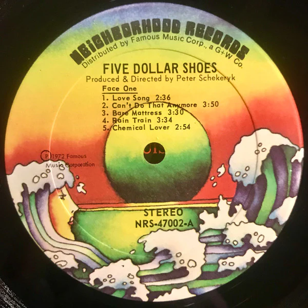 Five Dollar Shoes - Five Dollar Shoes (LP, Album, Gat) (Very Good Plus (VG+)) - Image 4