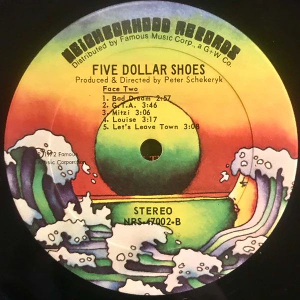 Five Dollar Shoes - Five Dollar Shoes (LP, Album, Gat) (Very Good Plus (VG+)) - Image 5