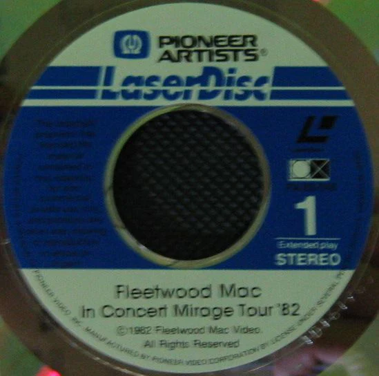 Fleetwood Mac - In Concert: Mirage Tour '82 (Laserdisc, 12", S/Sided, NTSC, CLV) (Near Mint (NM or M-)) - Image 3