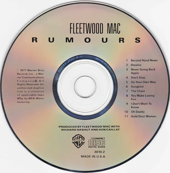 Fleetwood Mac - Rumours (CD, Album, RE) (Very Good Plus (VG+)) - Image 3