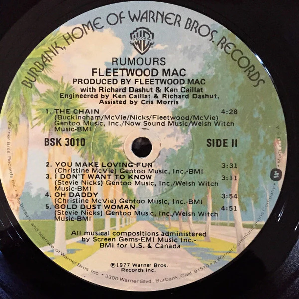 Fleetwood Mac - Rumours (LP, Album, Los) (Very Good Plus (VG+)) - Image 4