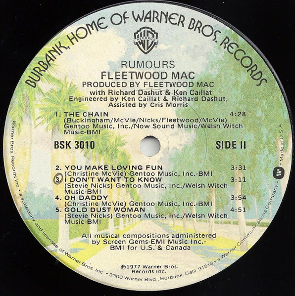 Fleetwood Mac - Rumours (LP, Album, Win) (Very Good Plus (VG+)) - Image 4