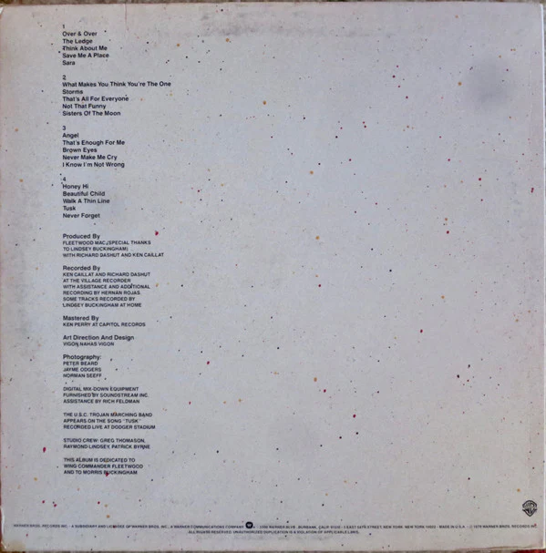 Fleetwood Mac - Tusk (2xLP, Album, Win) (Very Good Plus (VG+)) - Image 2