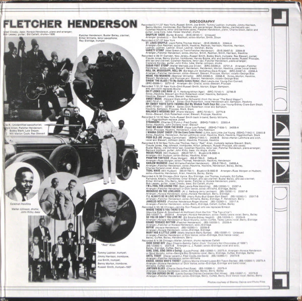 Fletcher Henderson - The Complete Fletcher Henderson 1927-1936 (2xLP, Comp, Mono, RM, Gat) (Very Good Plus (VG+)) - Image 3