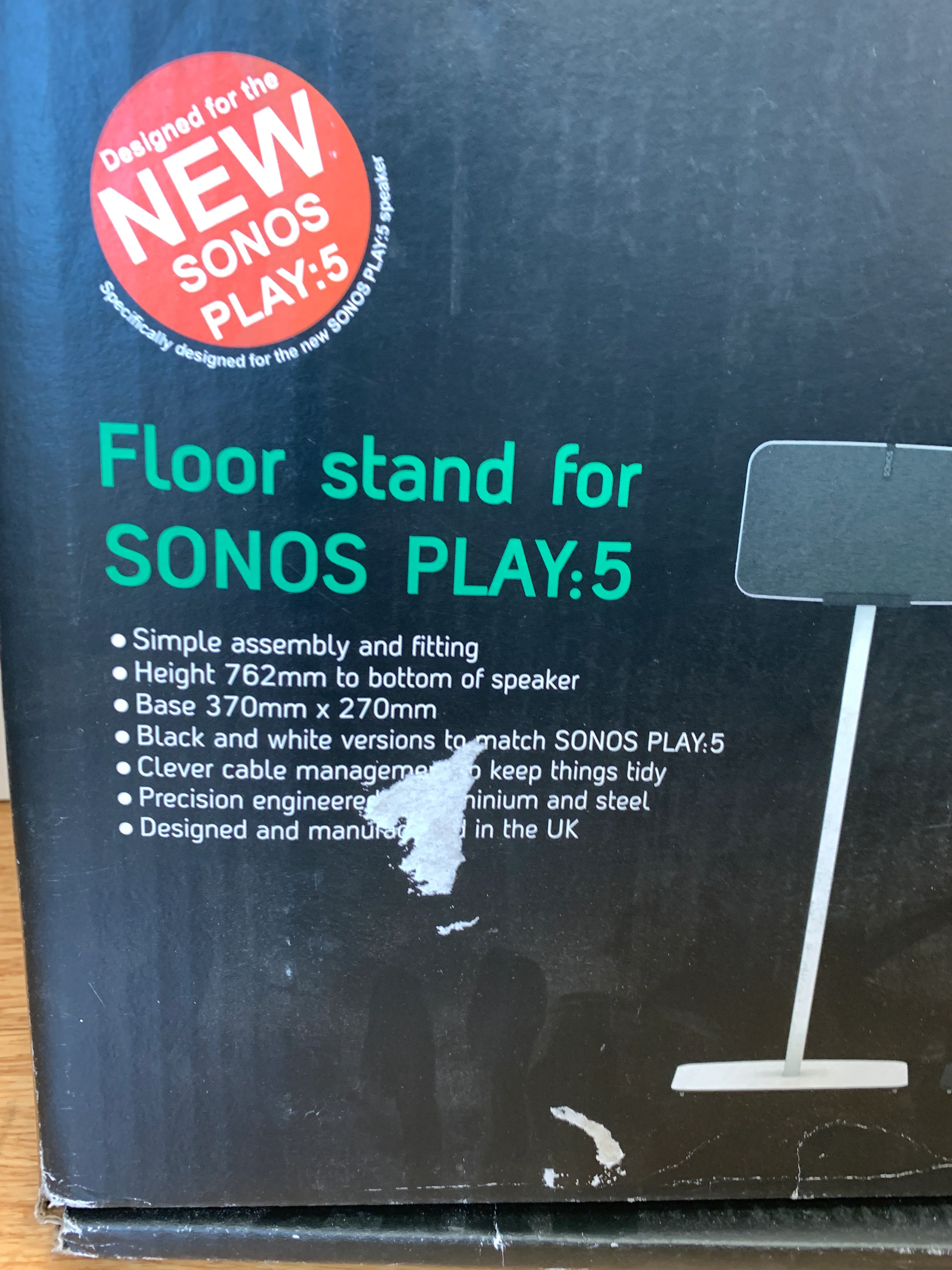 Flexson Floorstand for Sonos PLAY:5 Stand - Image 2